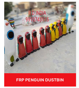FRP penguin dustbin