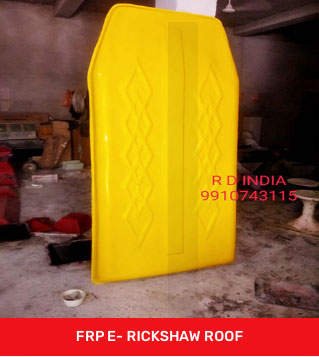 FRP E-rickshaw roof
