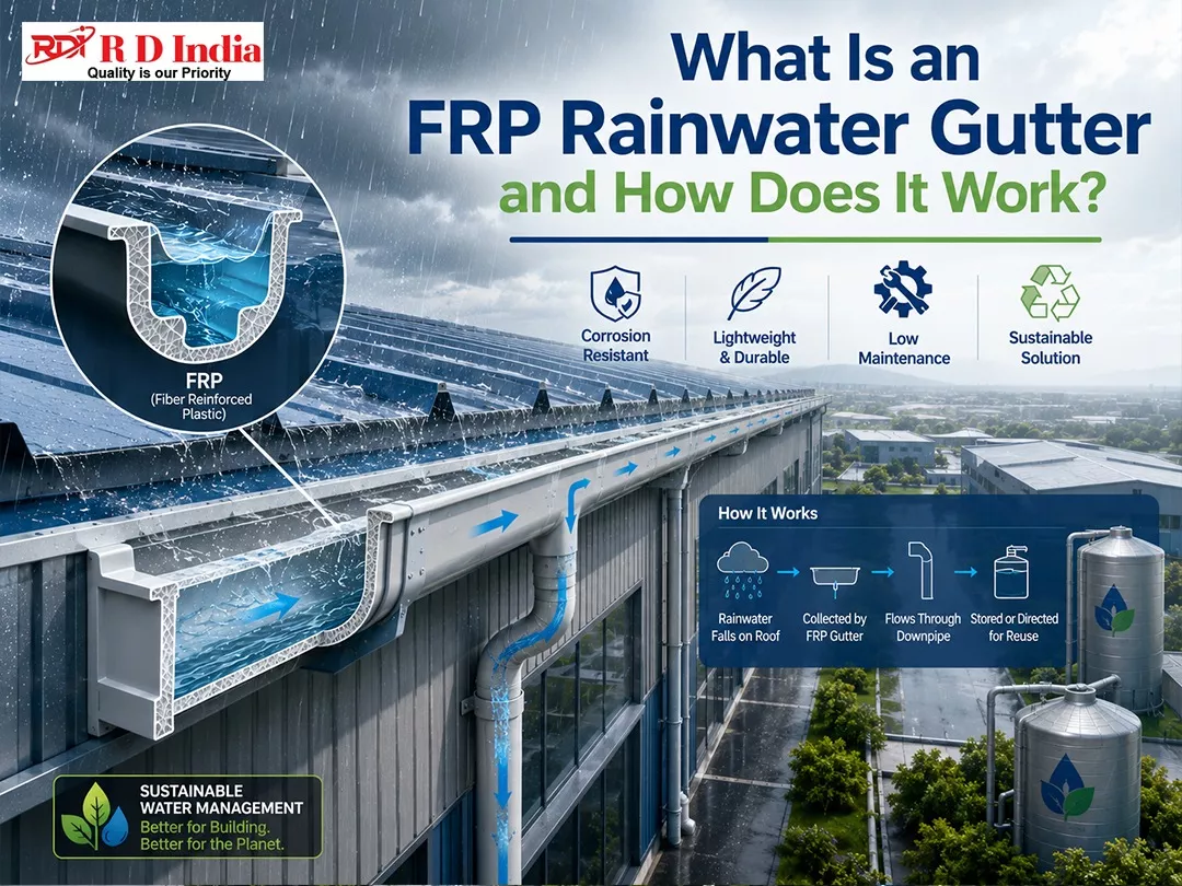 What Is an FRP Rainwater Gutter and How Does It Work?
